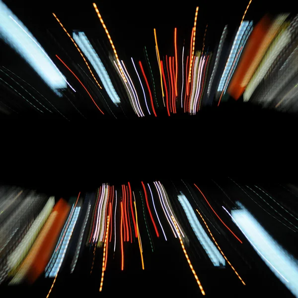 Zooming Copyspace Middle Long Exposure Blur — Stock Photo, Image