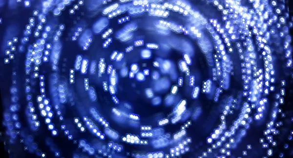 Ένα Μπλε Swirl Των Φώτων Γυρίζοντας Γύρω — Φωτογραφία Αρχείου