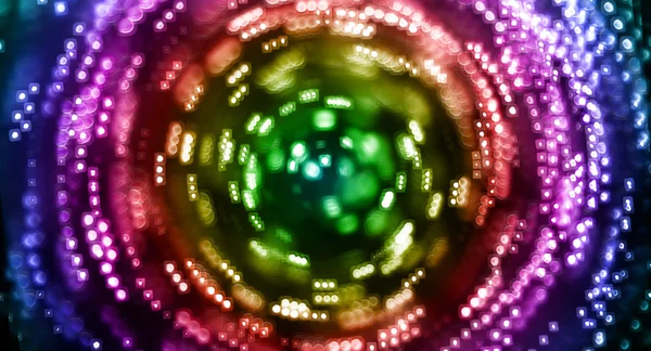 Rainbow circular blur spin — Stock Photo, Image