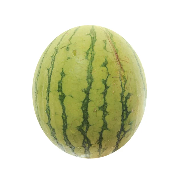 Vattenmelon isolerade på whtie bakgrund — Stockfoto