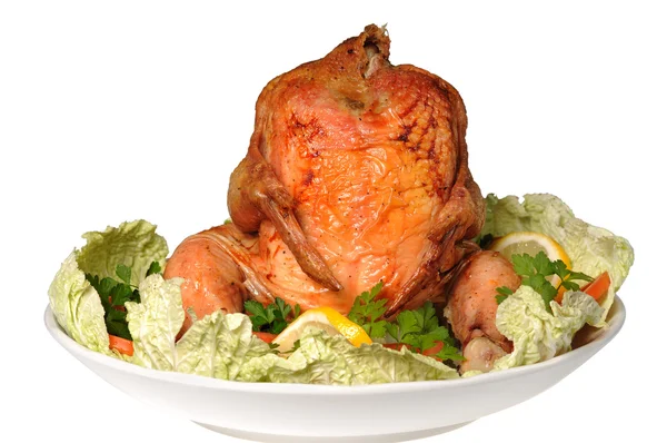 Kyckling tillagad i ugnen — Stockfoto