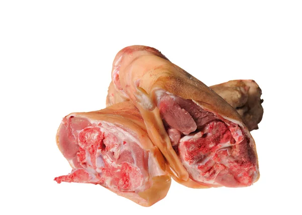 Dois pedaços de carne de porco crua — Fotografia de Stock