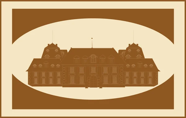 Château, vintage vectoriel — Image vectorielle