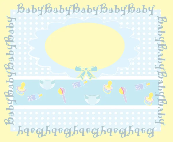 Baby bakgrund, vektor illustration — Stock vektor
