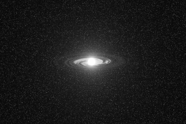 stock image Deep space: aborning galaxy