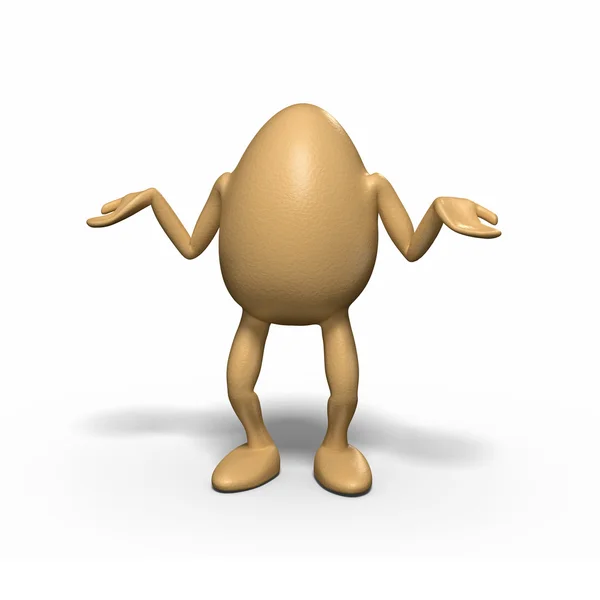 Huevo indefenso — Foto de Stock