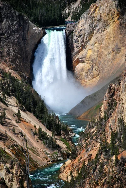 Wasserfall Yellowstone Nemzetipark Wyoming Amerikai Egyesült Államok — Stock Fotó