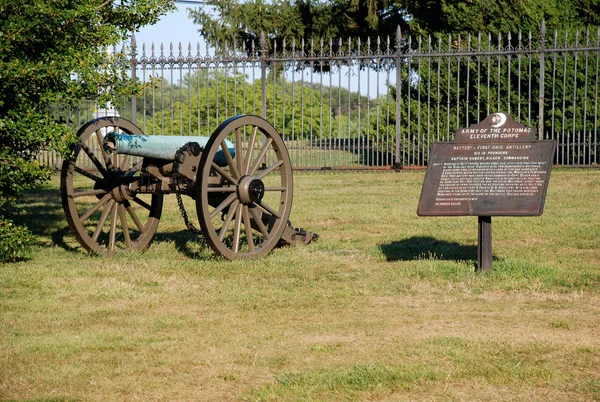 Denkmal em Gettysburg - Pensilvânia, EUA — Fotografia de Stock