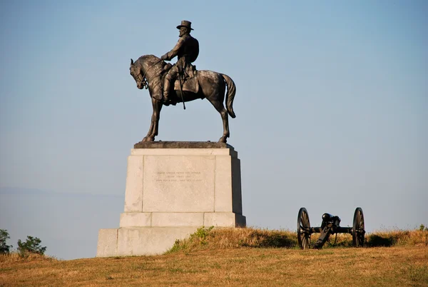 Denkmal en Gettysburg, Pennsylvania - Estados Unidos Imagen de stock