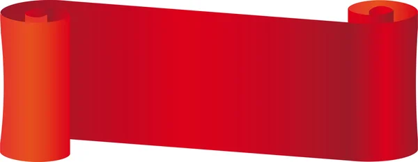 Red Ribbon — Stock Vector