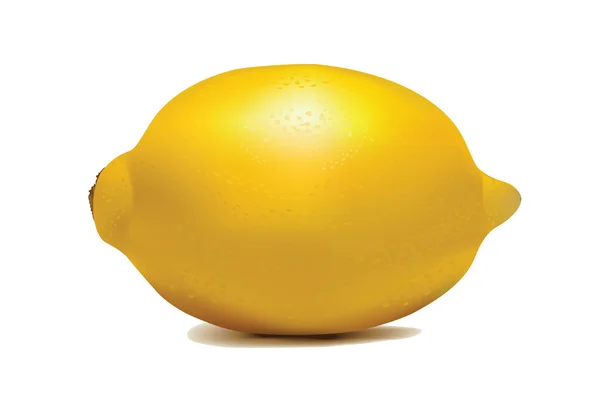 Gele citroen — Stockvector