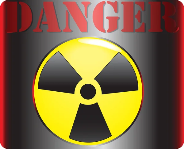 Japan radioaktivitet farliga — Stock vektor