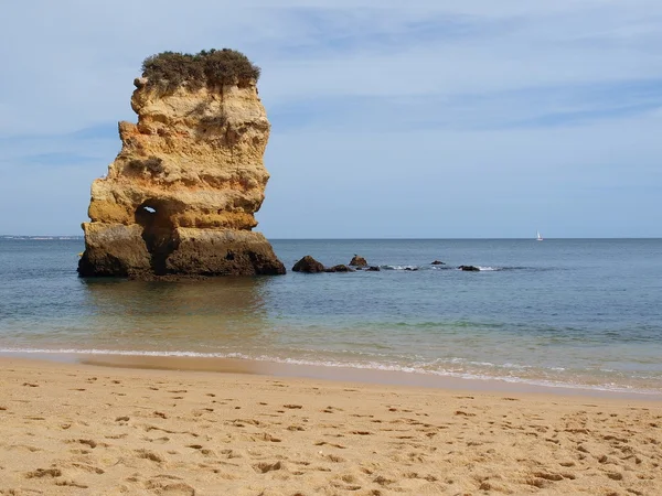 Strand Van Praia Rocha Portimao Algarve Portugal — Stockfoto