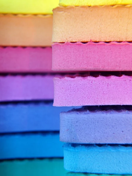 Textura de espuma de poliestireno colorido — Fotografia de Stock