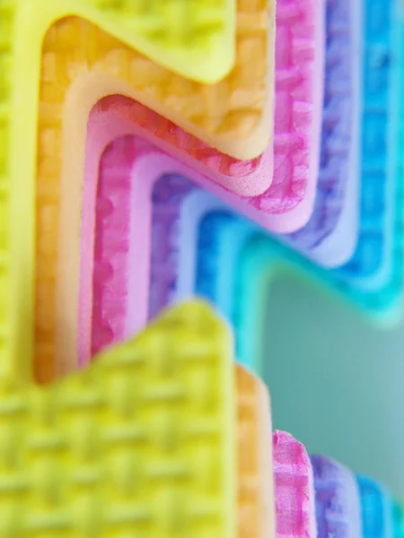 Textura de espuma de poliestireno colorido — Fotografia de Stock