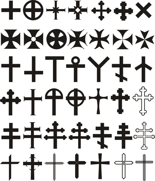 Heraldic crosses — Stock Vector © happyroman #11493000