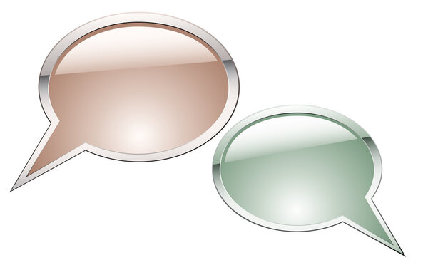 Векторная иллюстрация чатов, речевых пузырей
