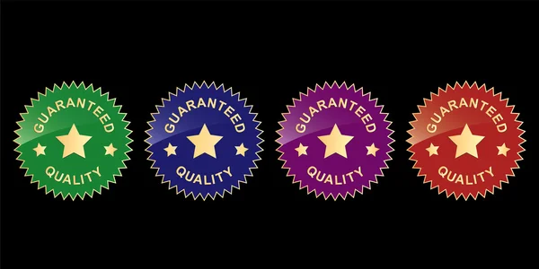 Guaranty label — Stock Vector