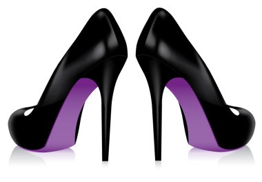 High heel shoes clipart