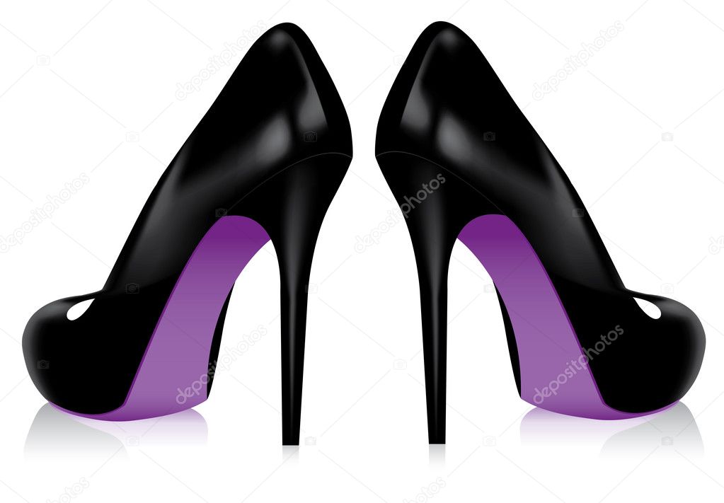 High heel shoes