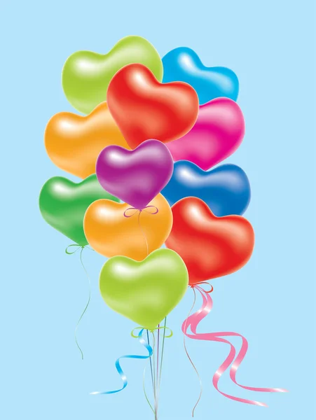 Colorful balloons — Stock Vector