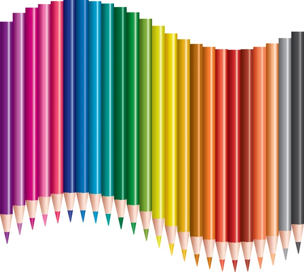 Lápices de colores — Archivo Imágenes Vectoriales