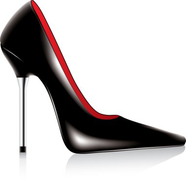 High heel shoe clipart