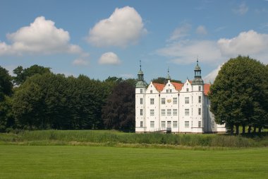Schloss Ahrensburg in Schleswig Holstein clipart