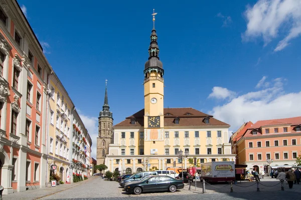 Bautzen Town Hall Square — Stock Photo, Image
