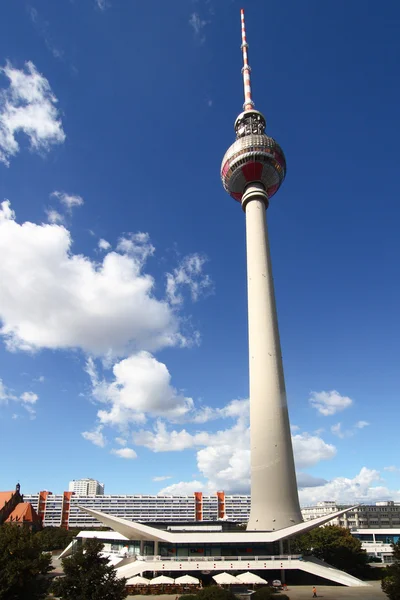Wieża Telewizyjna Alexanderplatz — Zdjęcie stockowe