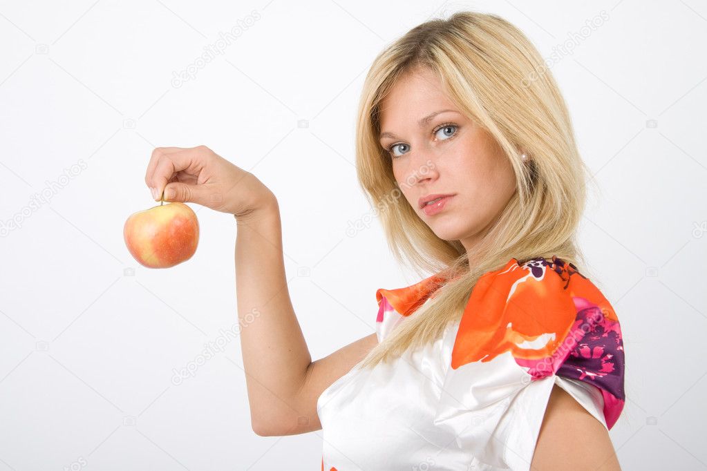 Apfel am Stiel