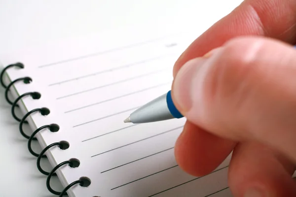 Pen writing — Stock Photo, Image