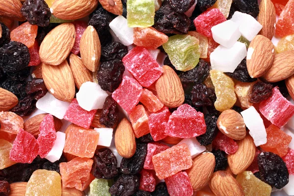 stock image Dried fruits and nuts