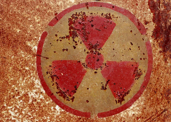 核警告シンボル — ストック写真