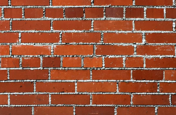 Parede de tijolo vermelho — Fotografia de Stock