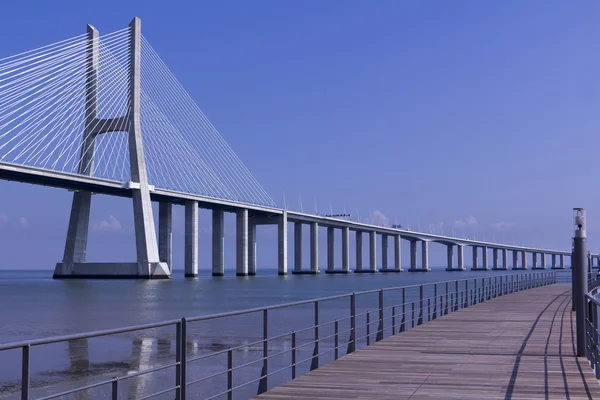 Vasco da Gama híd Stock Kép