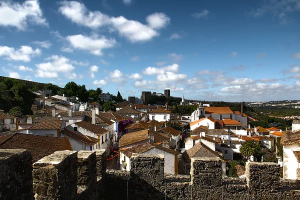 Ciudad medieval Obidos, Portugal — Foto de Stock