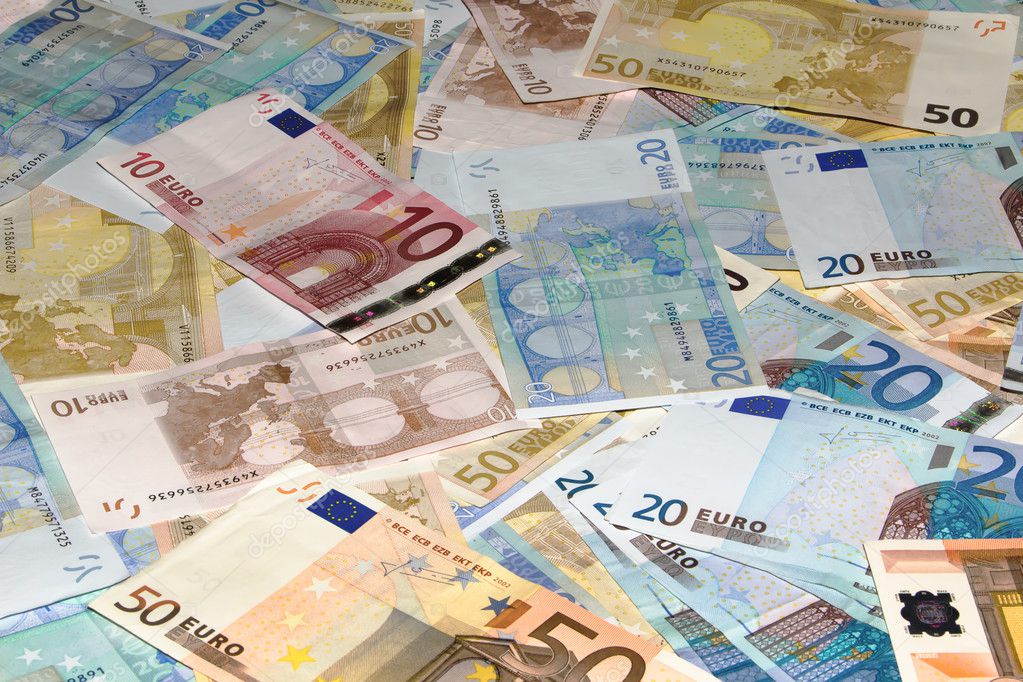 Background made of EURO money, a lot of Euro — Stock Photo © 1shostak ...