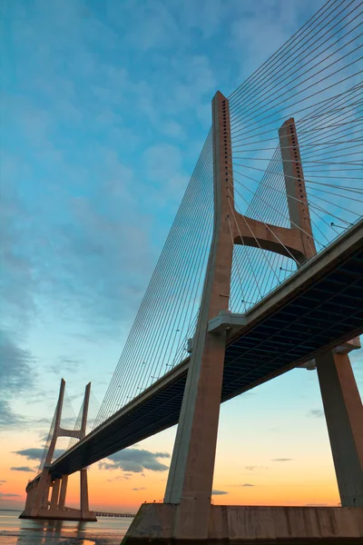 Γέφυρα Vasco da Gama στη Λισαβόνα, Πορτογαλία — Φωτογραφία Αρχείου