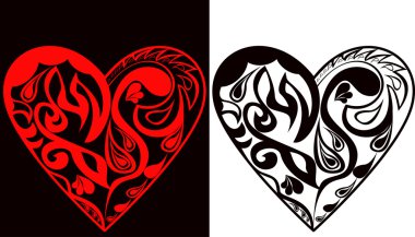 Abstract heart clipart