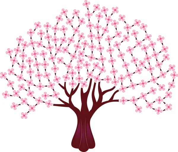 Jarní strom — Stockový vektor