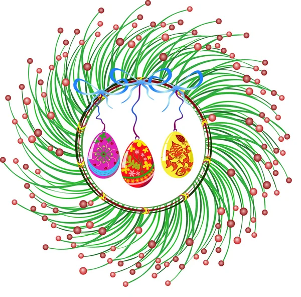 Corona de Pascua — Archivo Imágenes Vectoriales