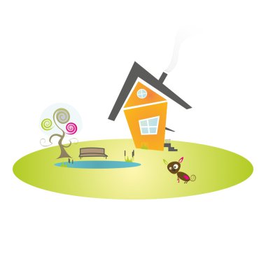 Home illustration clipart