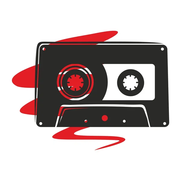 Retro kaset — Stok Vektör