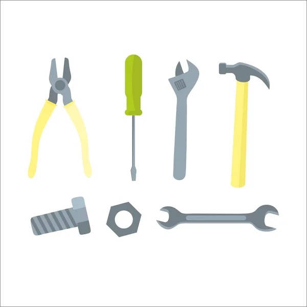 Definir ícones de ferramentas — Fotografia de Stock