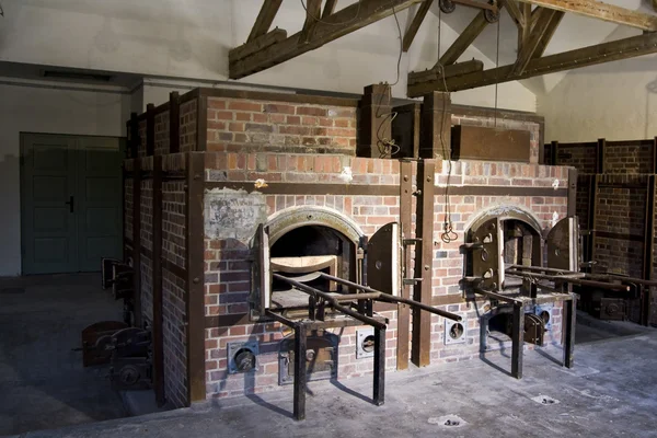 stock image Crematorium furmaces Auschwitz