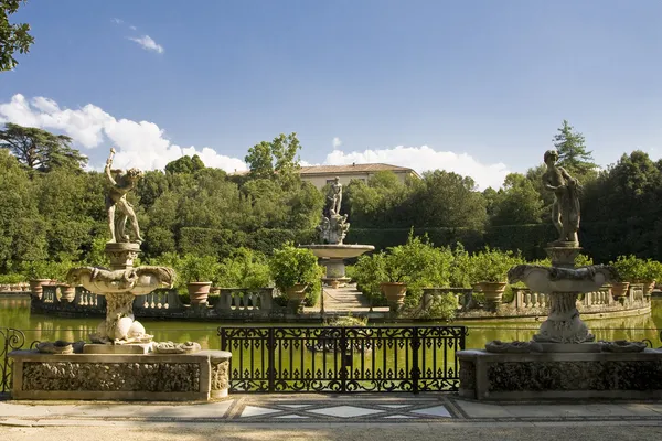 Famous Boboli Gardens Florence Italy Jogdíjmentes Stock Fotók