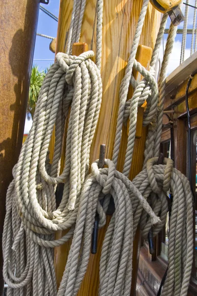 Судна мотузки — стокове фото
