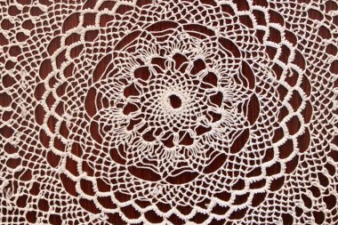 Crochet doily clipart