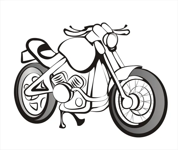 Esboço De Desenho Animado Moto Da Polícia Em Ilustração Branca Ilustração  Stock - Ilustração de ferramentas, metal: 194615628